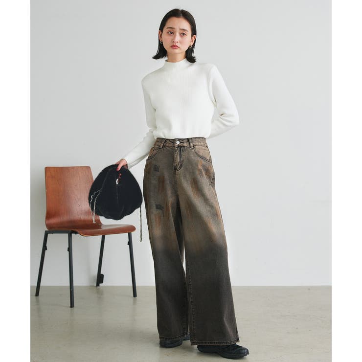 ウォッシュグラデーションデニム | ad thie | 詳細画像8 