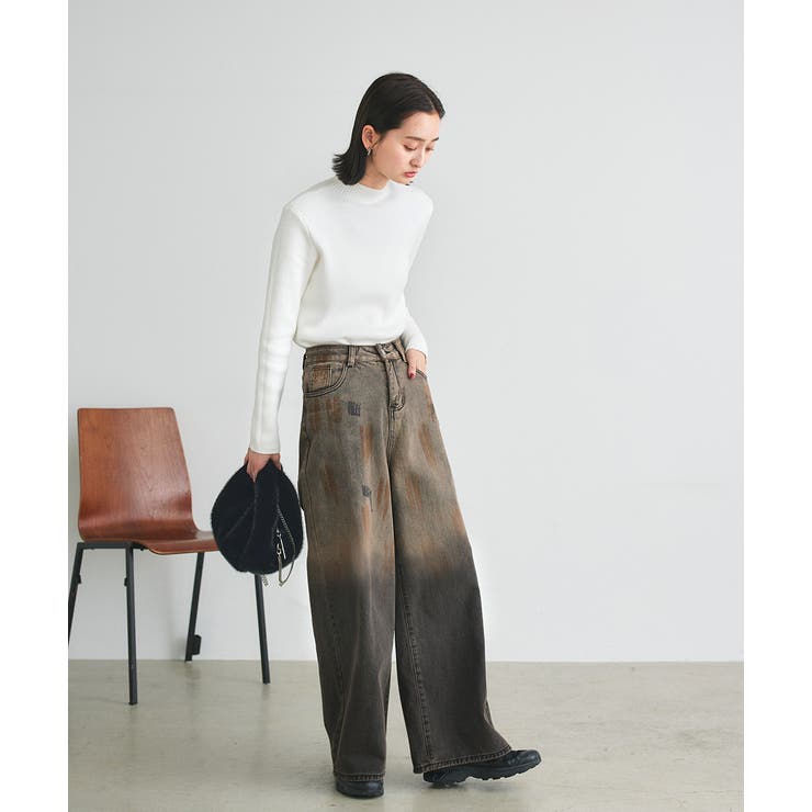 ウォッシュグラデーションデニム | ad thie | 詳細画像9 