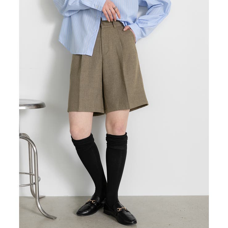 タックハーフパンツ | ad thie | 詳細画像13 