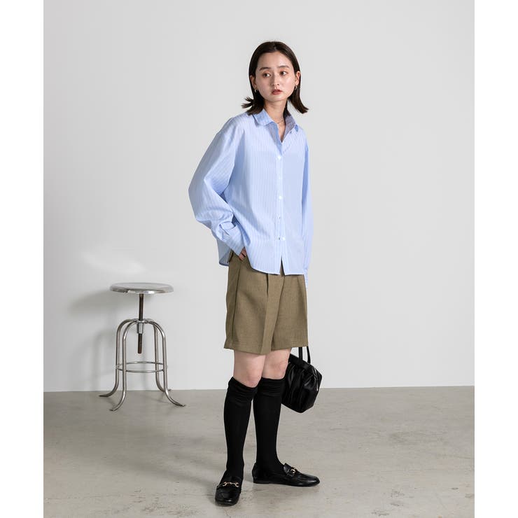 タックハーフパンツ | ad thie | 詳細画像14 