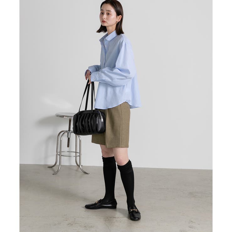 タックハーフパンツ | ad thie | 詳細画像17 