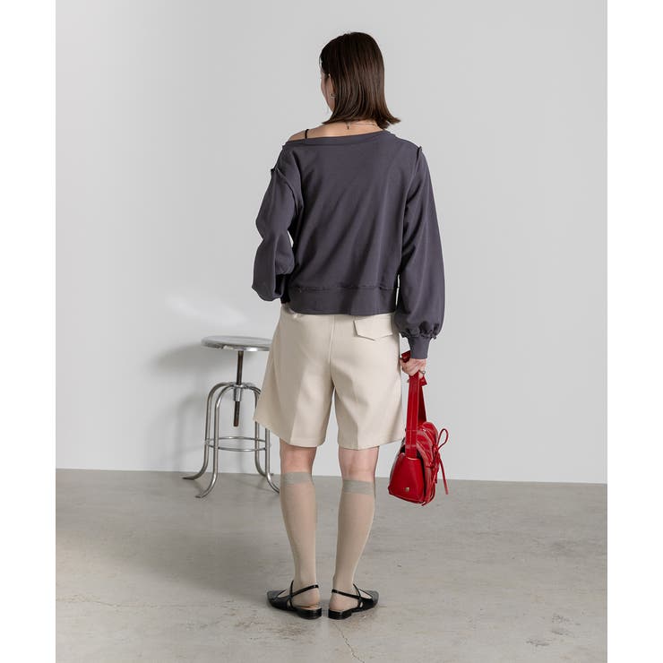 タックハーフパンツ | ad thie | 詳細画像27 