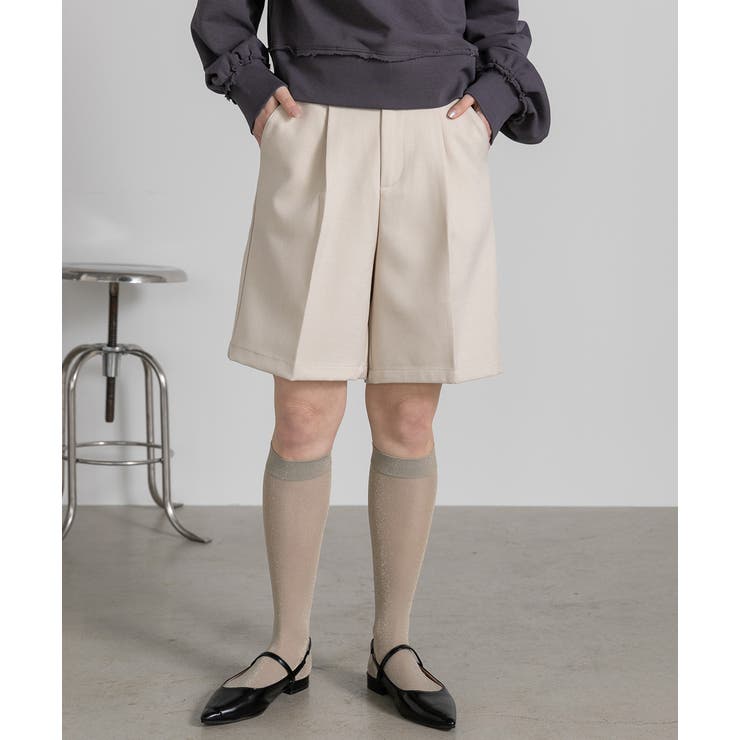 タックハーフパンツ | ad thie | 詳細画像29 