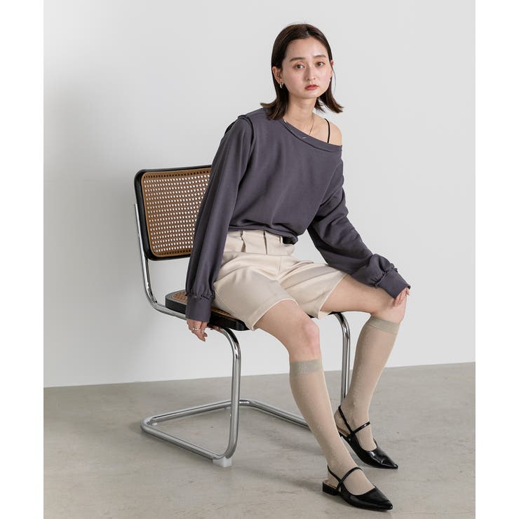 タックハーフパンツ | ad thie | 詳細画像30 