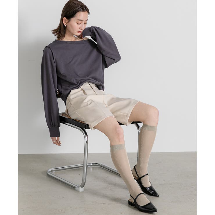 タックハーフパンツ | ad thie | 詳細画像31 