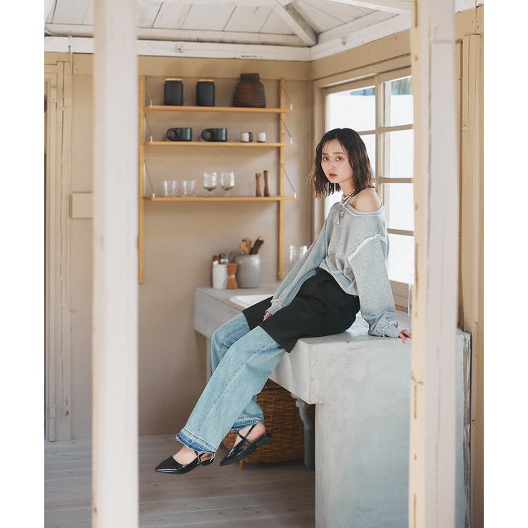 タックハーフパンツ | ad thie | 詳細画像34 