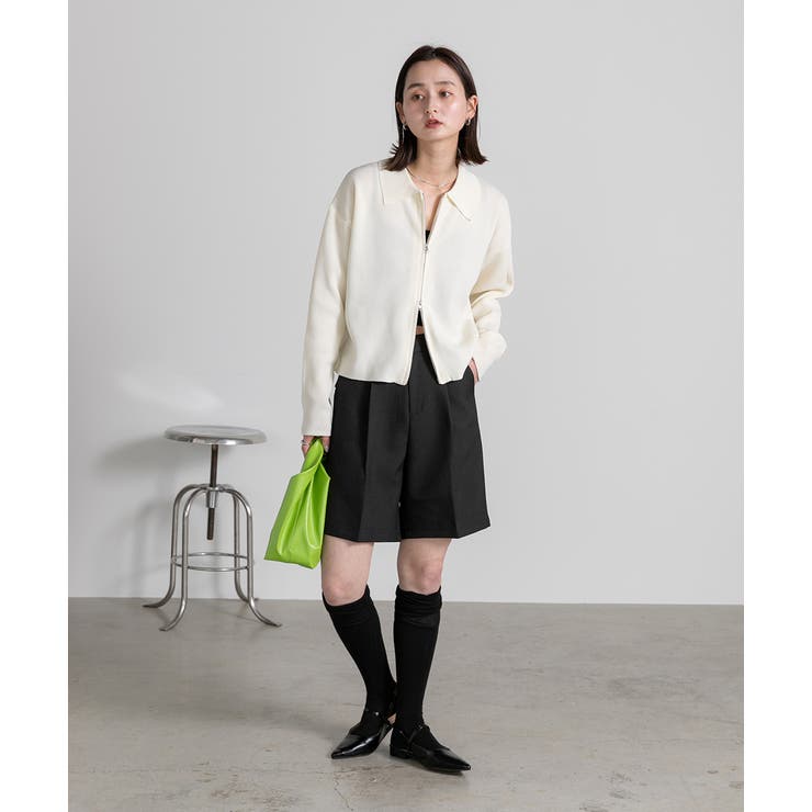 タックハーフパンツ | ad thie | 詳細画像39 