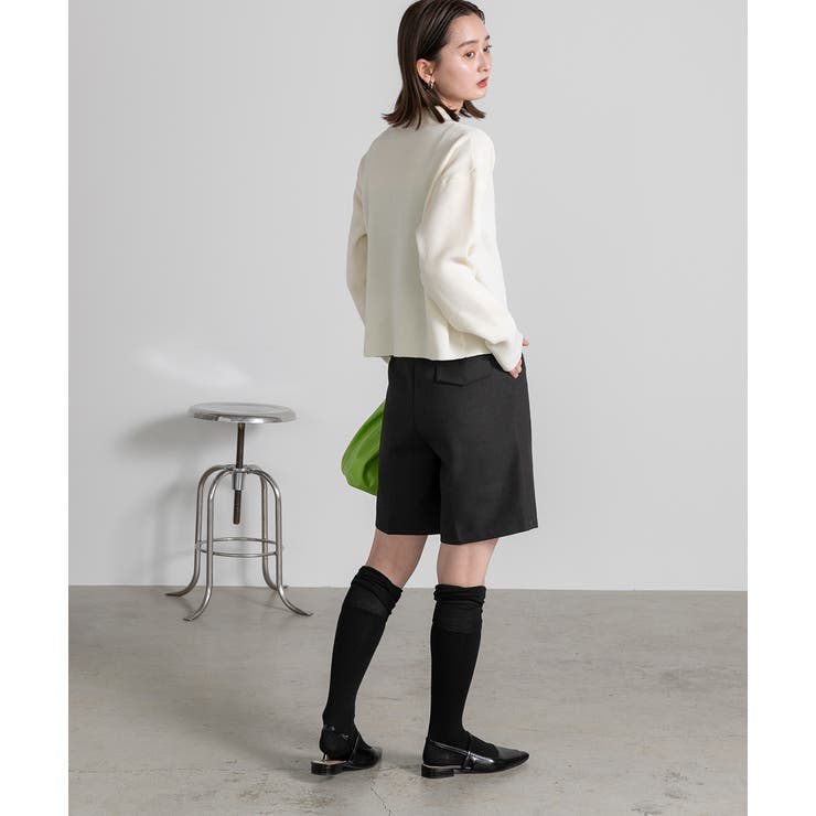 タックハーフパンツ | ad thie | 詳細画像47 