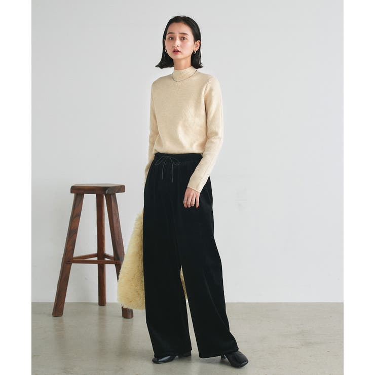 ベロアプルオンパンツ | ad thie | 詳細画像12 