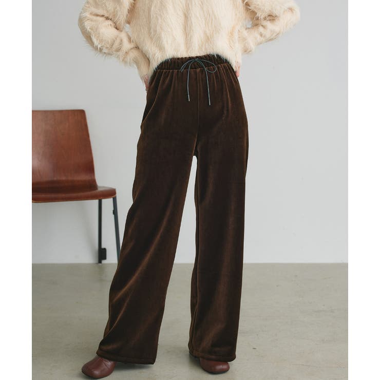 ベロアプルオンパンツ | ad thie | 詳細画像24 