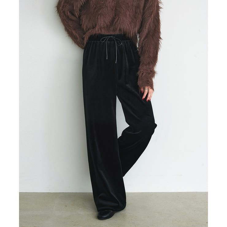 ベロアプルオンパンツ | ad thie | 詳細画像9 