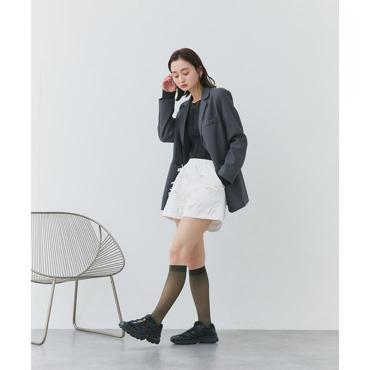 リボンナイロンショートパンツ | ad thie | 詳細画像10 