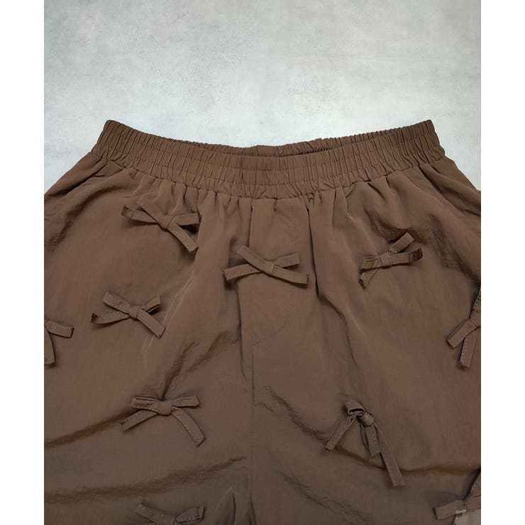 リボンナイロンショートパンツ | ad thie | 詳細画像35 