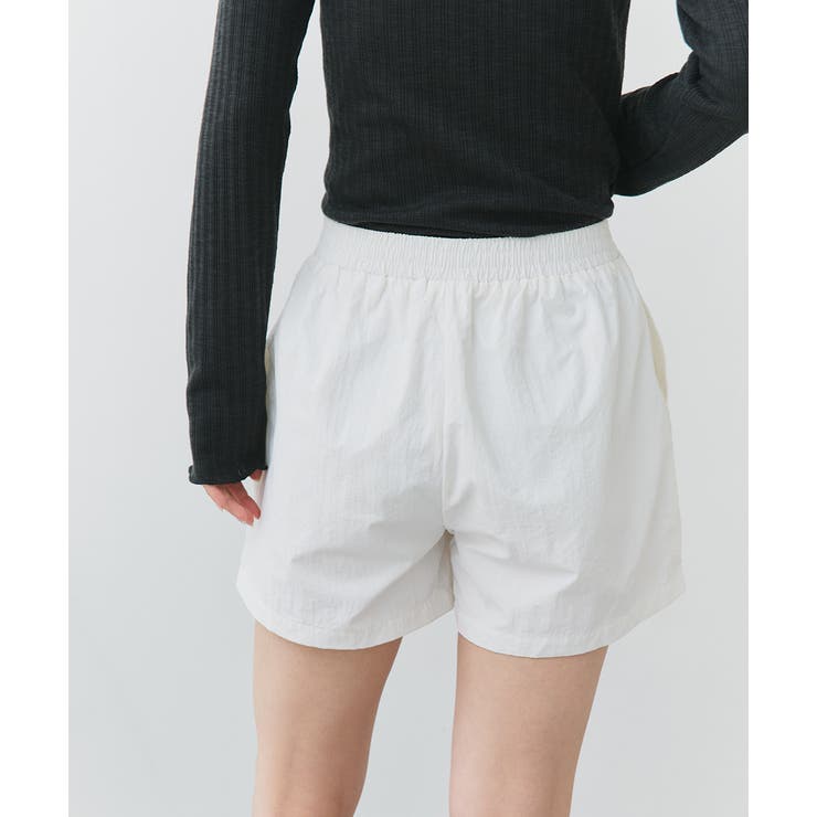 リボンナイロンショートパンツ | ad thie | 詳細画像6 