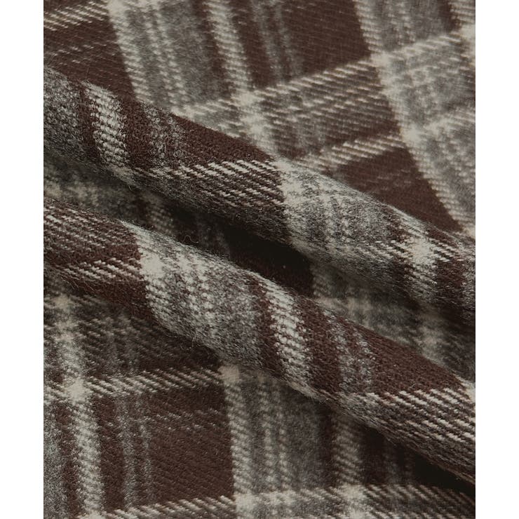 ショート丈チェックシャツ | ad thie | 詳細画像30 