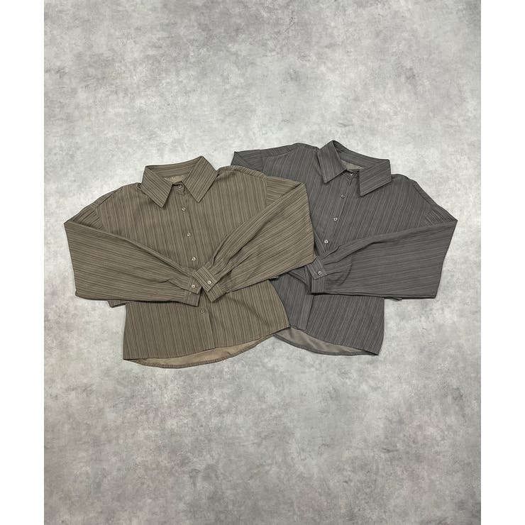 ストライプレイヤードシャツ | ad thie | 詳細画像23 