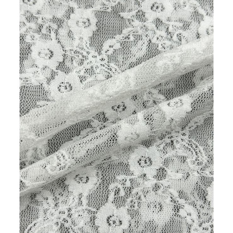 クルーネックレースカットソー | ad thie | 詳細画像23 