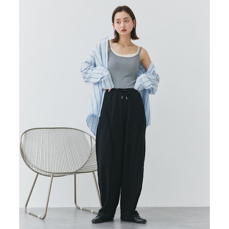 カップ付きレイヤードキャミソール | ad thie | 詳細画像14 