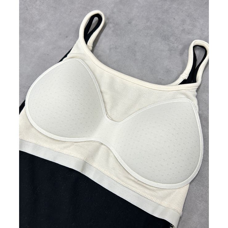 カップ付きレイヤードキャミソール | ad thie | 詳細画像28 