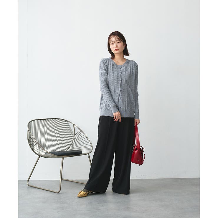 ケーブルニットカーディガン | ad thie | 詳細画像26 