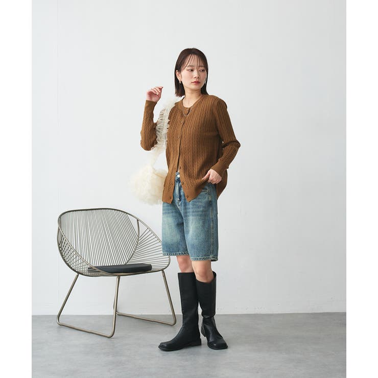 ケーブルニットカーディガン | ad thie | 詳細画像44 