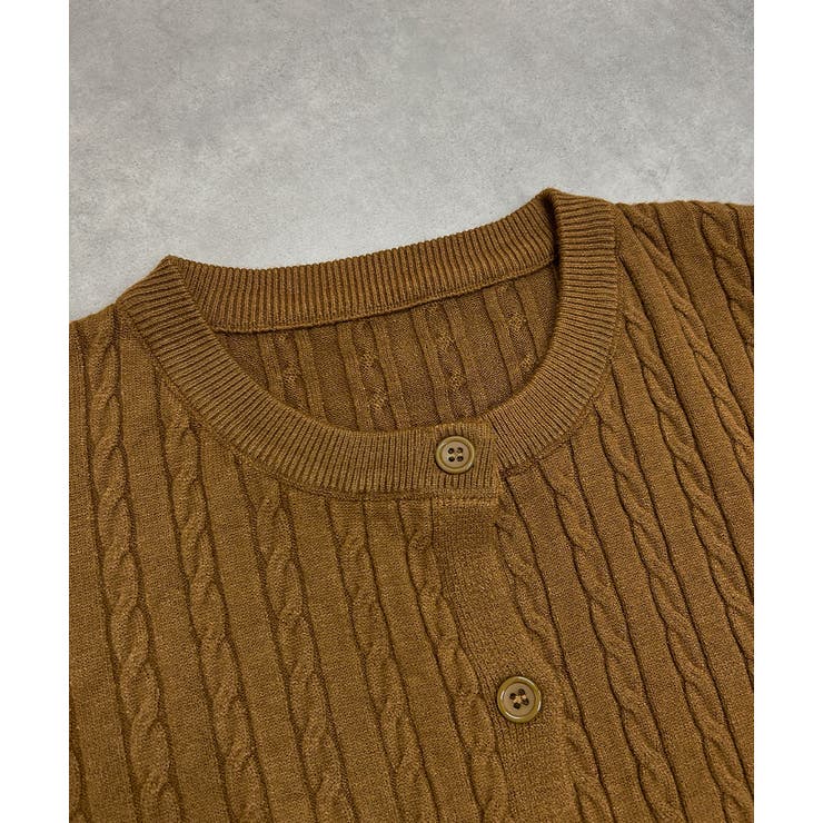 ケーブルニットカーディガン | ad thie | 詳細画像47 