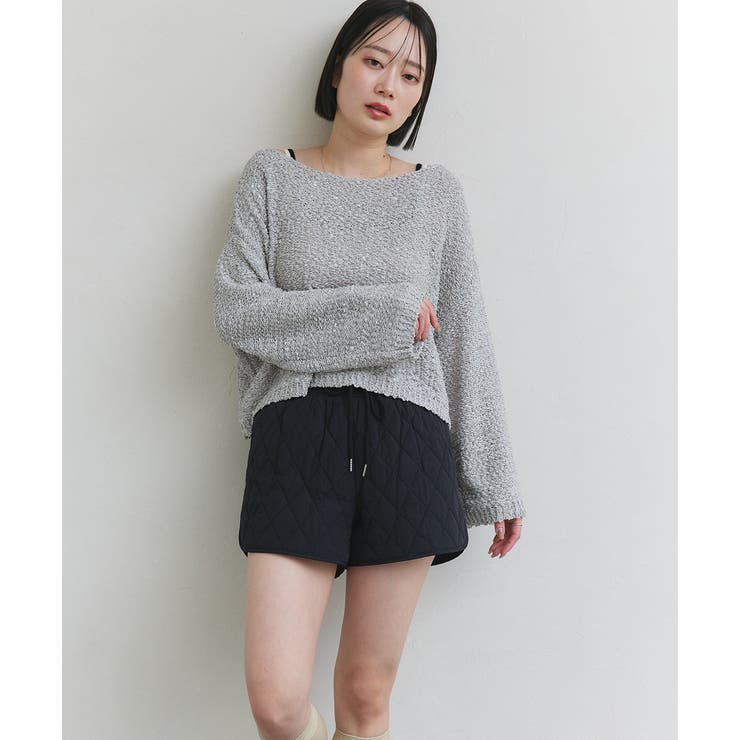 ドロップショルダーニットプルオーバー | ad thie | 詳細画像20 