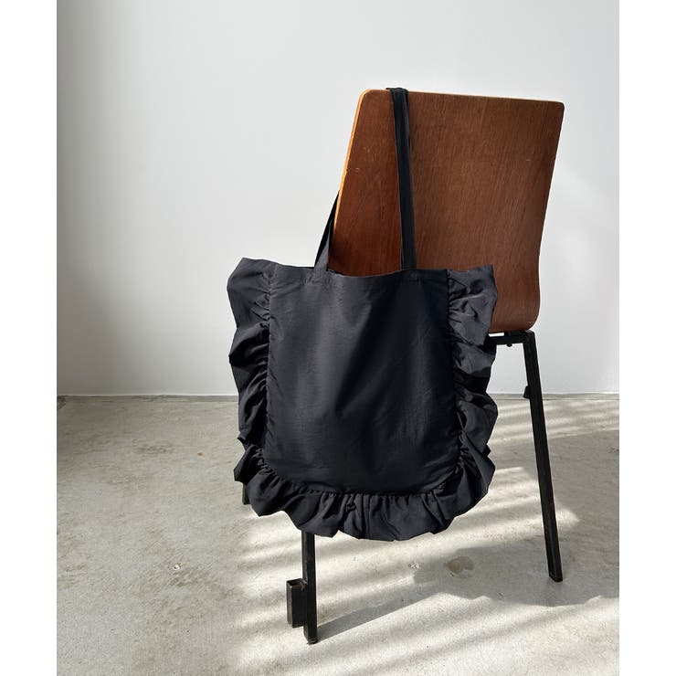 フレームフリルスクエアトートバッグ | ad thie | 詳細画像14 