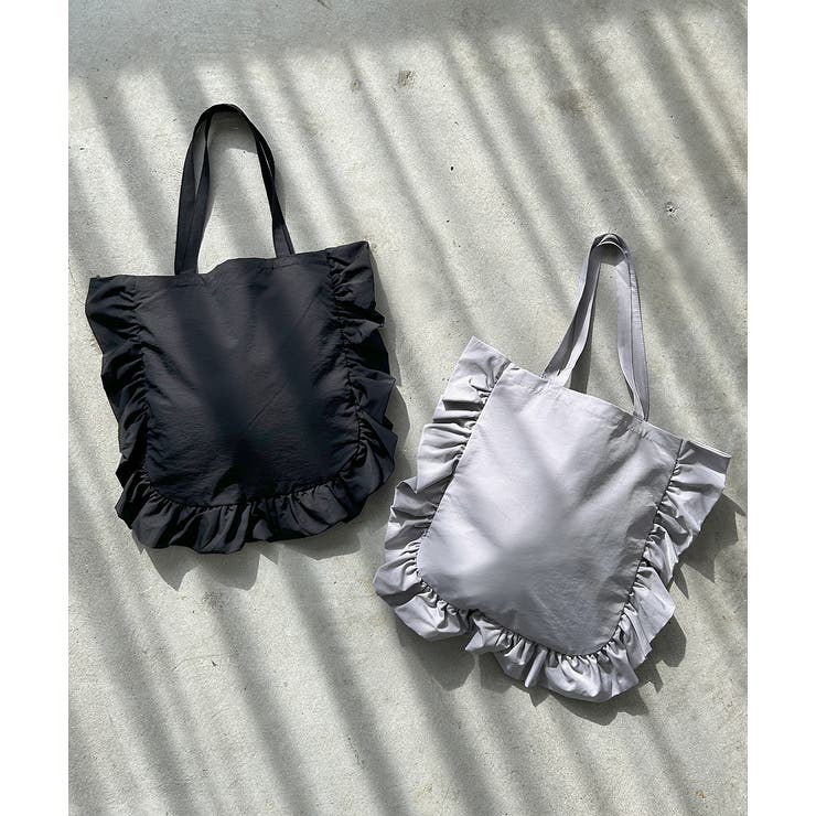 フレームフリルスクエアトートバッグ | ad thie | 詳細画像20 