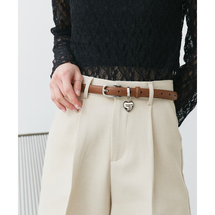 ハートチャーム付きベルト | ad thie | 詳細画像11 