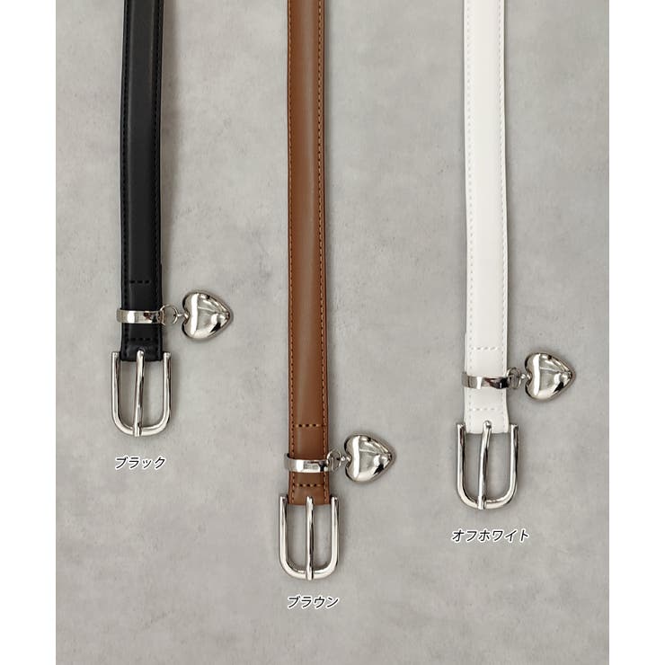 ハートチャーム付きベルト | ad thie | 詳細画像15 