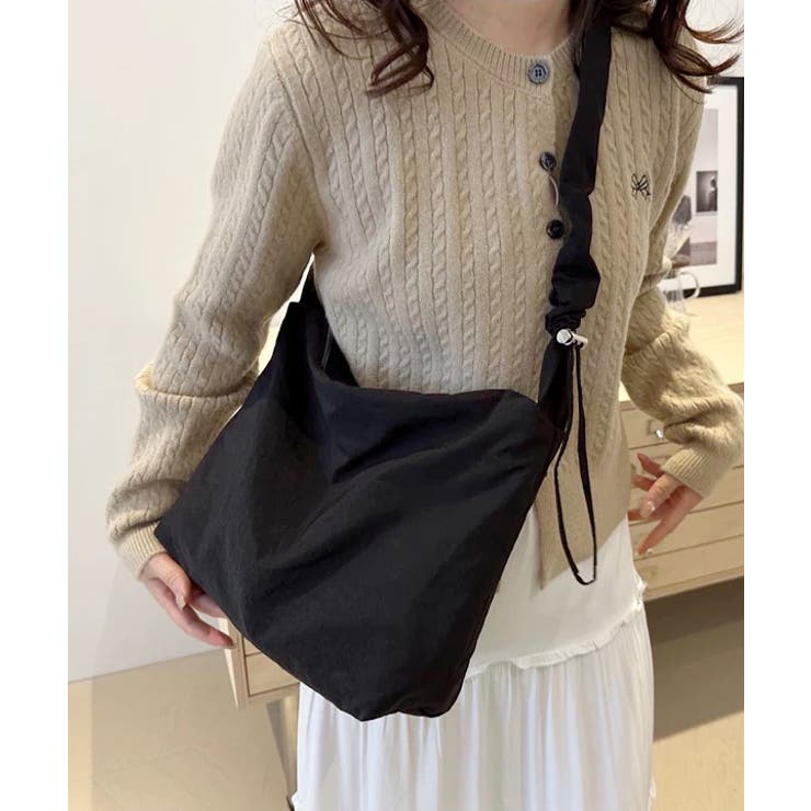 ギャザーストラップショルダーバッグ | ad thie | 詳細画像10 