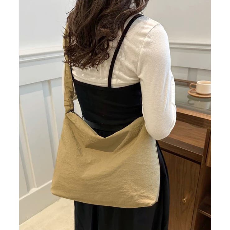 ギャザーストラップショルダーバッグ | ad thie | 詳細画像5 