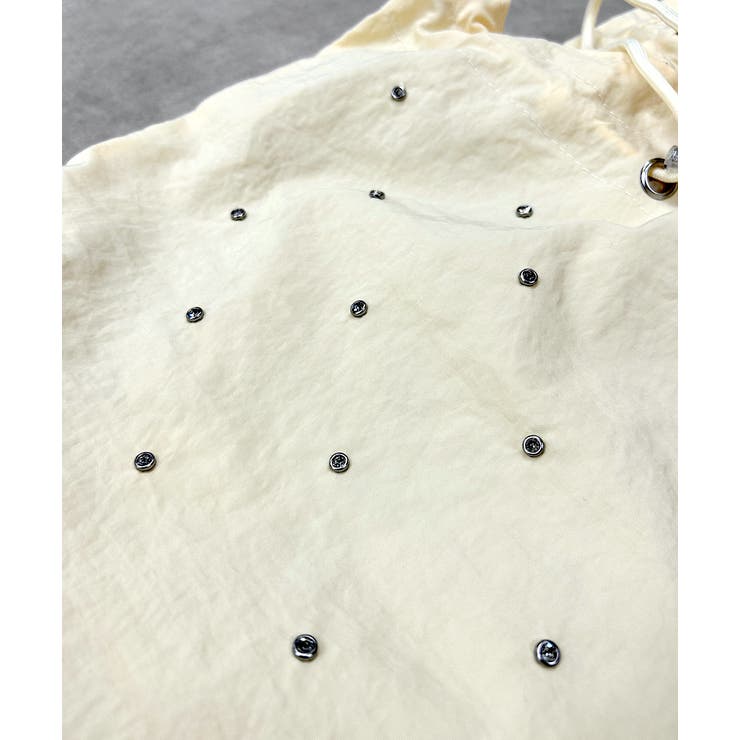 ギャザーハンドルビジュートートバッグ | ad thie | 詳細画像29 