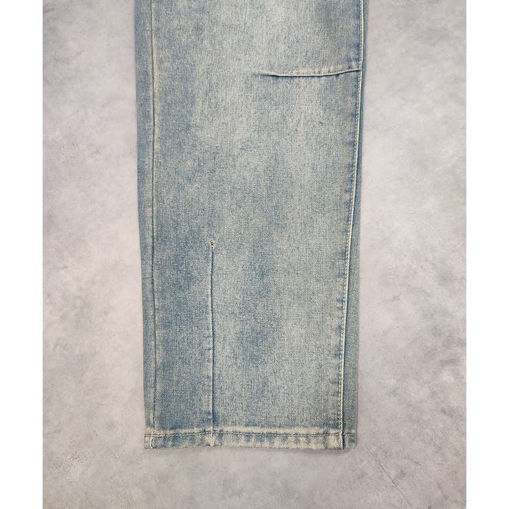 ルーズシルエットカーブデニムパンツ | ad thie | 詳細画像25 