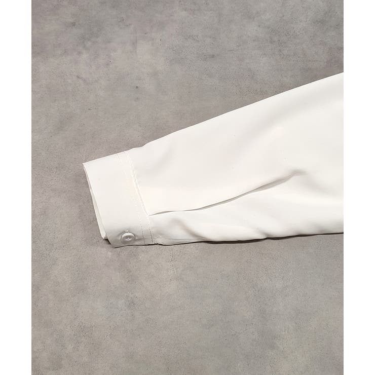 ポケット付きベーシックビッグシャツ | ad thie | 詳細画像17 