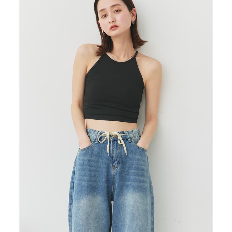 アメスリショート丈タンクトップ | ad thie | 詳細画像17 