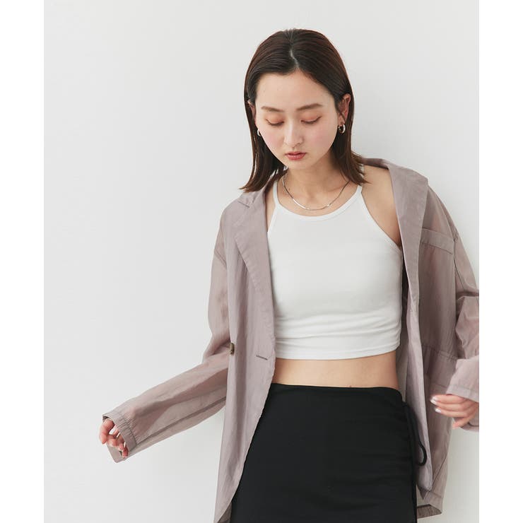 アメスリショート丈タンクトップ | ad thie | 詳細画像41 