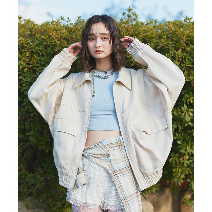 アメスリショート丈タンクトップ | ad thie | 詳細画像48 