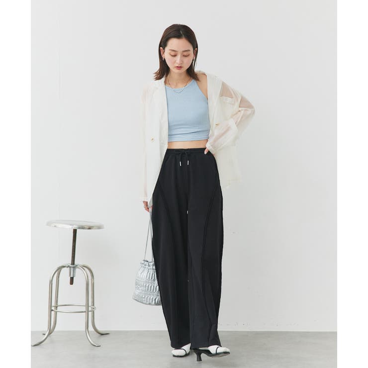 アメスリショート丈タンクトップ | ad thie | 詳細画像54 