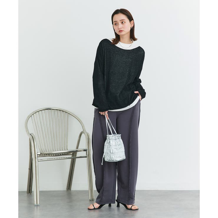 シアーメッシュルーズニットプルオーバー | ad thie | 詳細画像10 