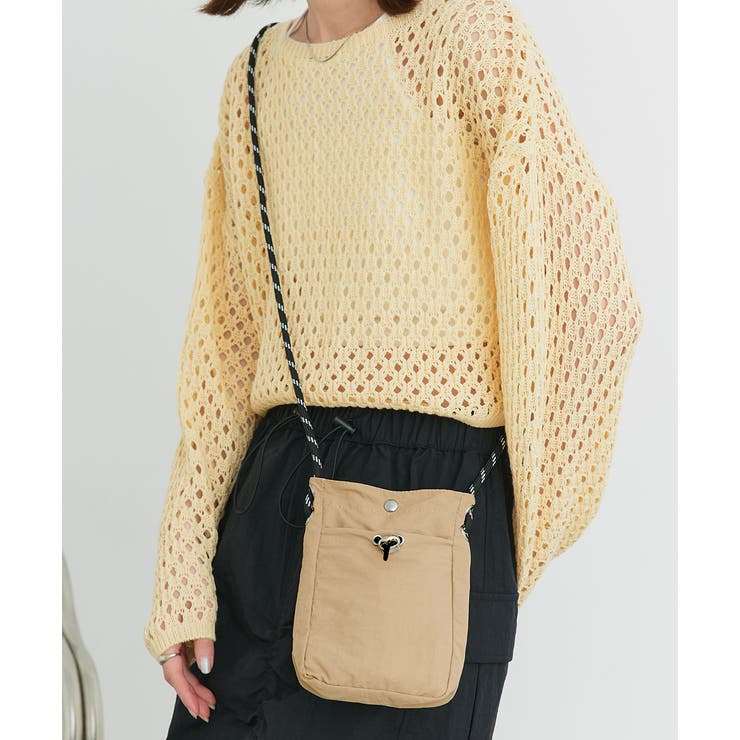 ミニサコッシュショルダーバッグ | ad thie | 詳細画像10 