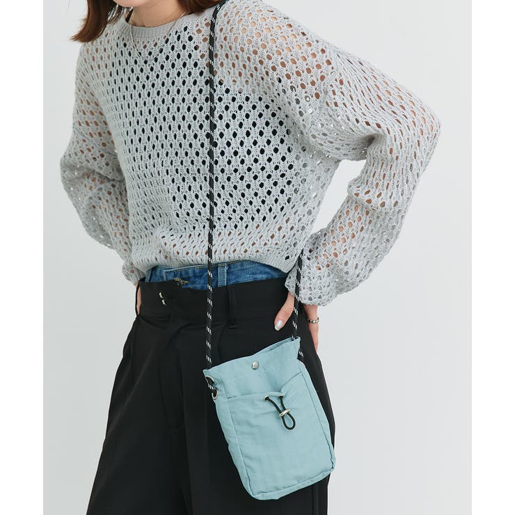 ミニサコッシュショルダーバッグ | ad thie | 詳細画像12 