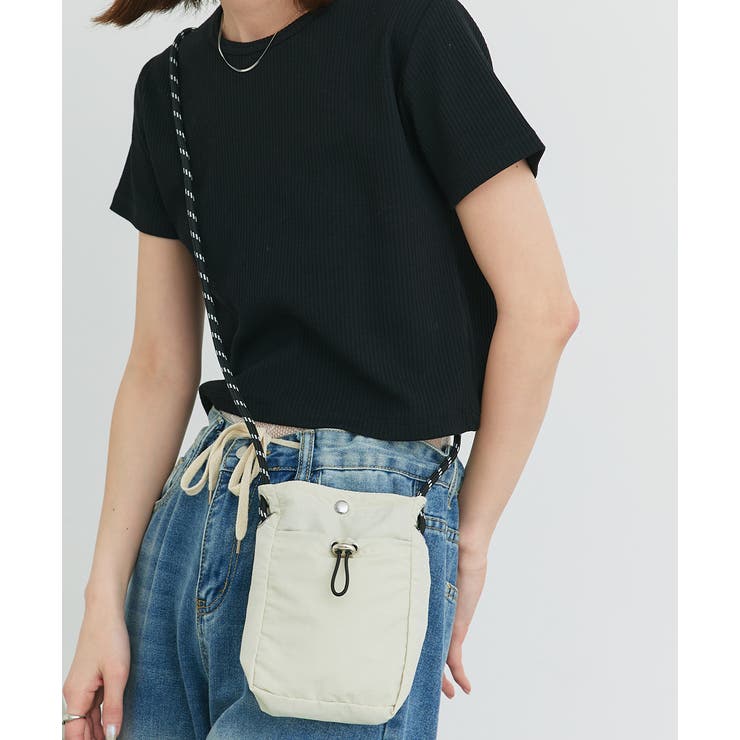 ミニサコッシュショルダーバッグ | ad thie | 詳細画像4 