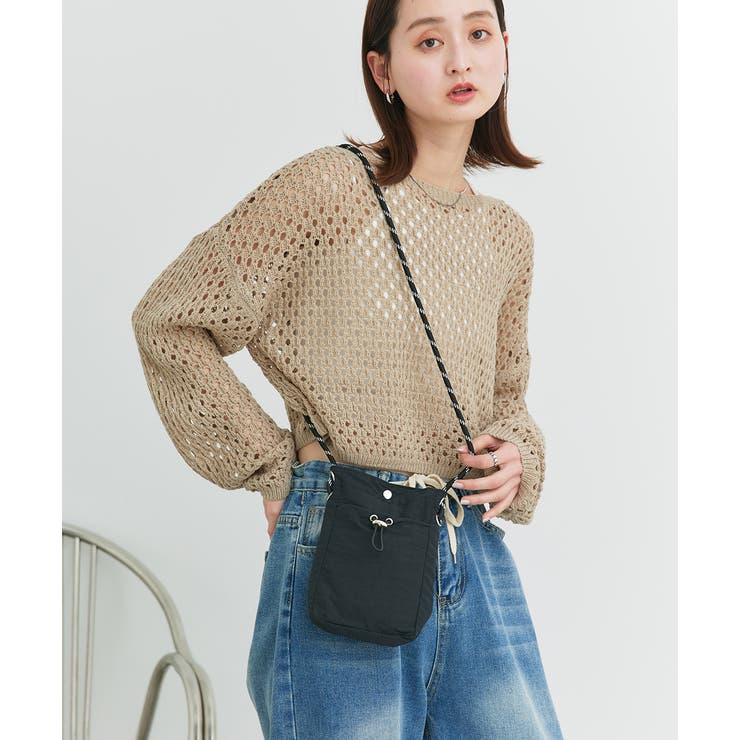 ミニサコッシュショルダーバッグ | ad thie | 詳細画像5 