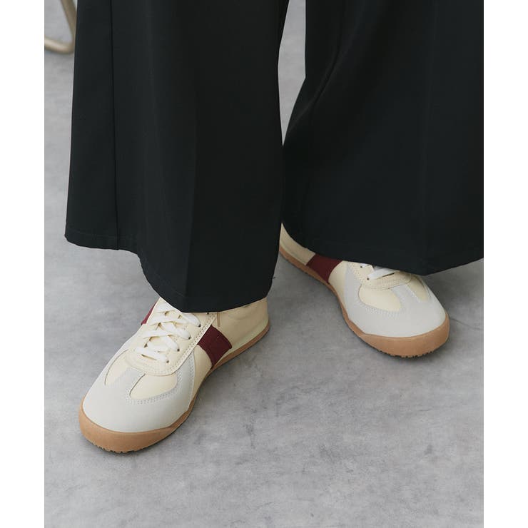 2025SS toujours オーガンジー レイ オーガンジーリボンスニーカー[品番：ADEW0004815]｜ad thie