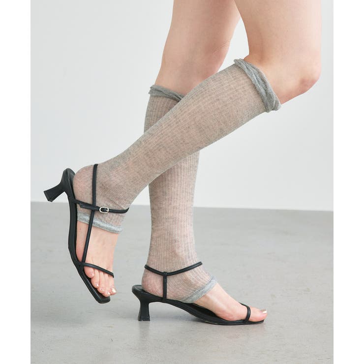 グレー | シアーレッグウォーマー | ad thie