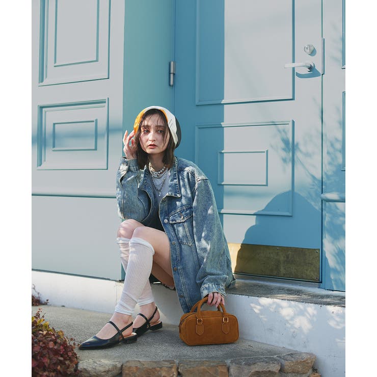 カラーブロッキングスカーフ | ad thie | 詳細画像12 