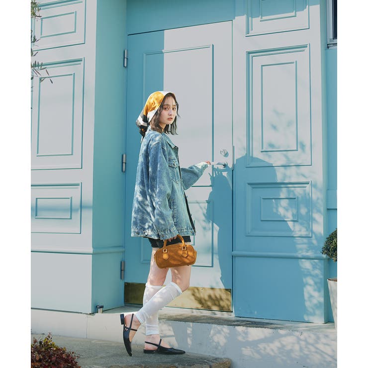 カラーブロッキングスカーフ | ad thie | 詳細画像13 