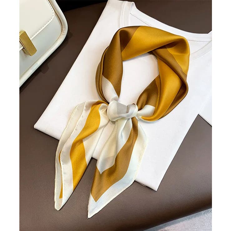 カラーブロッキングスカーフ | ad thie | 詳細画像21 